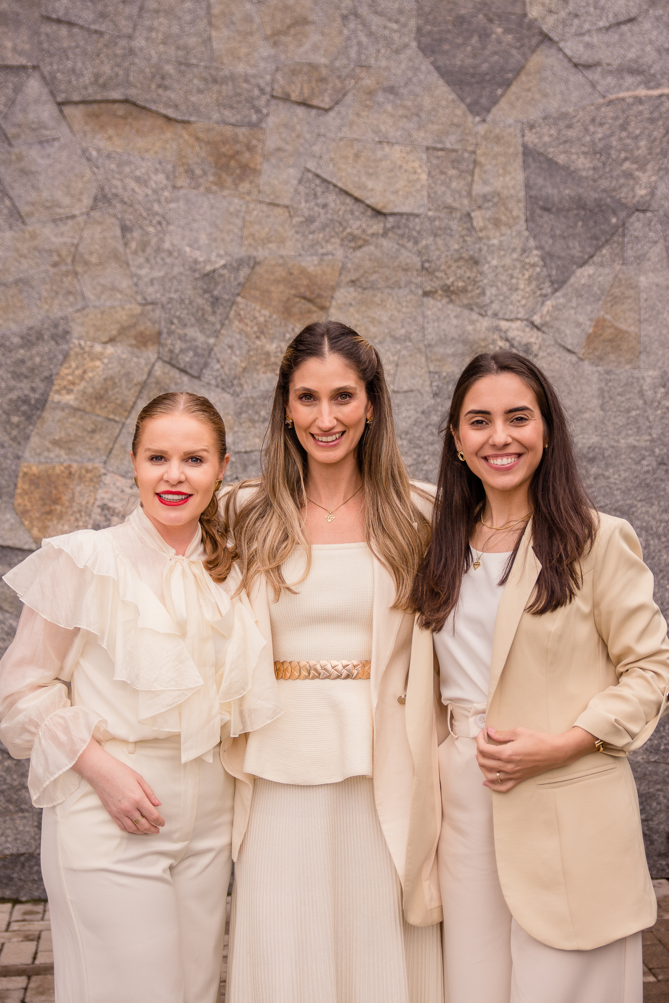 Aline, Luana e Thais, mentoras do Precisa Club